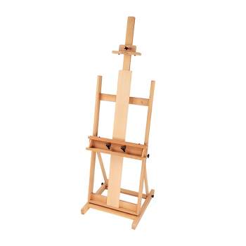 Creative Mark Thrifty 66” Inch Tall Wood Tripod Sign & Display Floor Easel  – Foldable, Adjustable Tray Chain : Target
