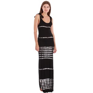 Riviera Sun Womens Tie Dye Maxi Dress - Side Slit Knit Sundress for Women - 1 of 3