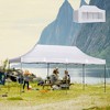 Outsunny 10' x 20' Heavy Duty Pop Up Canopy with 7 Removable Zippered Sidewall, Bottom Privacy Sidewall, Roller Bag, Upgraded Tube - 3 of 4