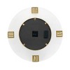 GlasFlength Wall Clocks Moving Gear Roman Numeral Elegant Simple Design Practical Clock for Modern Living Spaces, Multicolored, 23.6"*3.1"*23.6" - 4 of 4
