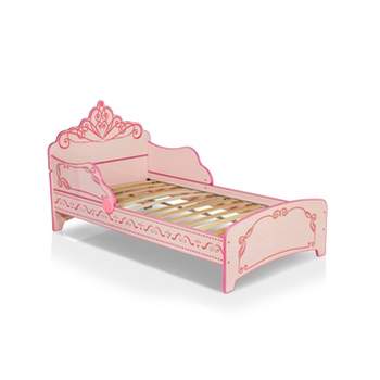 Twin Nemma Princess Crown Twin Kids' Bed Pink - Homes: Inside + Out