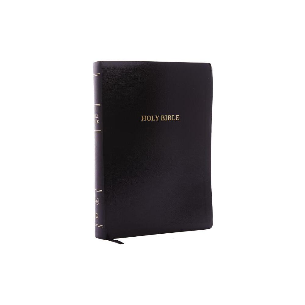 KJV, Reference Bible, Super Giant Print, Leather-Look, Black, Red Letter Edition - Large Print by Thomas Nelson (Paperback)