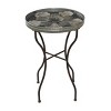 Farmhouse Metal Coffee Table Silver - Olivia & May - 3 of 4