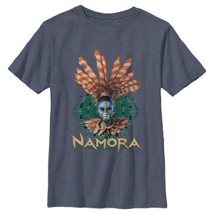 Boy's Black Panther: Wakanda Forever Namora Portrait T-Shirt - 1 of 4