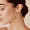 Sterling Silver Hoop Earrings, Lightweight for Women Fashionable, Simple and Trendy Styles, Low Allergy - 3 of 4