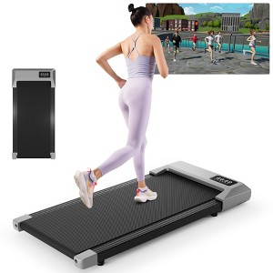 SupeRun Classic Walking Pad Belt Under Desk Treadmill, 3 in 1 Portable Treadmill LED Display Walking Jogging Machine - 1 of 4