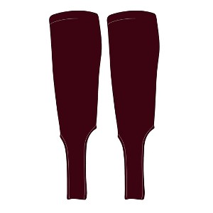 MK Socks Traditional Baseball Stirrups Pattern S-7 Maroon - 1 of 2