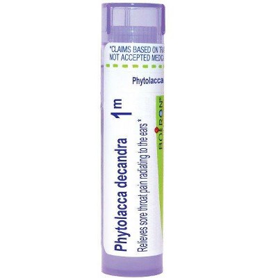 Phytolacca Decandra 1M by Boiron Homeopathic Single Medicine For Cough, Cold & Flu  -  80 Pellet