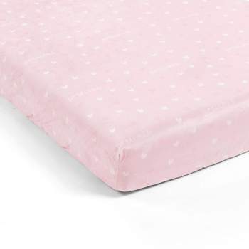 Lush Décor Soft & Micro Plush Fitted Crib Sheet