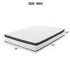 NicBex 10/12" Full/Queen Hybrid Mattress in a Box,Individually Wrapped Pocket Coils Innerspring Mattress,Pressure Relief & Breathable Comfort,White - 3 of 4