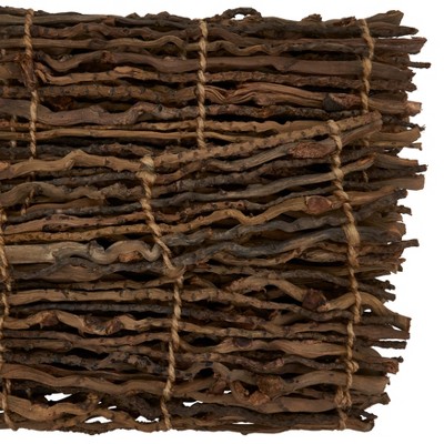 Natural Brown Twig Design Table Runner