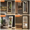 ALEXOUN Free Standing Full Length Floor Mirror,with Stand,Wall Mirror Full Length Thin Frame for Living Room Bedroom Cloakroom - 2 of 4