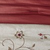 Grungis 7 Piece Polyester Queen Bedding Comforter Sets with Piecing and Embroidery Details,Comforter Set for Bedroom - 4 of 4