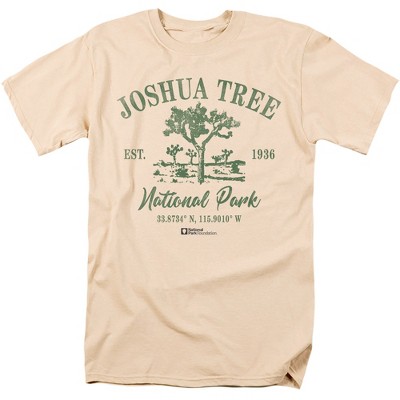 Joshua Tree National Park Tree Icon Adult T-Shirt Cream