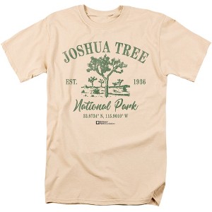 Joshua Tree National Park Tree Icon Adult T-Shirt Cream - 1 of 4