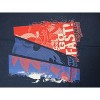 Sonic the Hedgehog Fast Mens Navy Blue Graphic Tee - 2 of 3