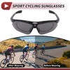 Unique Bargains Motorcycle Riding Goggles PC Tri-acetel for Outdoor Sports Dirt Bike ATV Dark Gray Lens Black Frame 1Set - 3 of 4