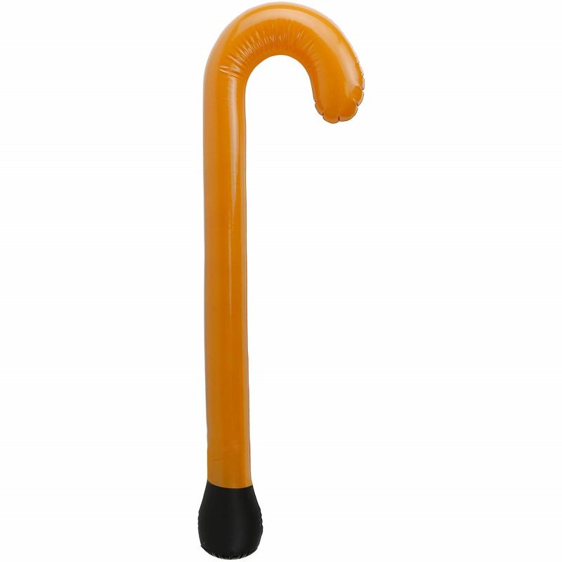 Skeleteen Inflatable Cane - Brown, 1 of 7