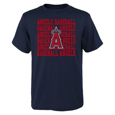 Mlb Los Angeles Angels Men's Long Sleeve Core T-shirt : Target