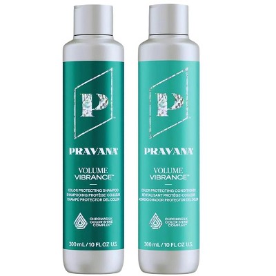 Pravana Volume Vibrance Color Protecting Shampoo, 10 oz & Pravana Volume Vibrance Color Protecting Conditioner, 10 oz DUO