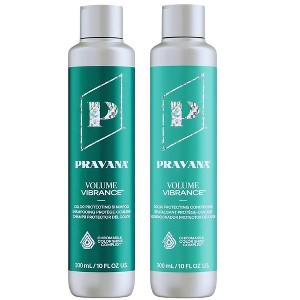 Pravana Volume Vibrance Color Protecting Shampoo, 10 oz & Pravana Volume Vibrance Color Protecting Conditioner, 10 oz DUO - 1 of 2