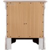Vynxaria Traditional Elegant Nightstand - White, 24"Hx21"Wx16"D, 2 Drawers, Durable Materials, Space-Saving Bedroom Furniture - 4 of 4