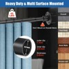 LunaLulinlk Black Shower Curtain Rod, Adjustable Heavy Duty Shower Rods for Bathroom, Closet, Bedroom, 29-62 inch - 4 of 4