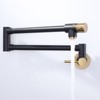 WOWOW Wall Mounted Pot Filler with Double Handle - 2 of 4