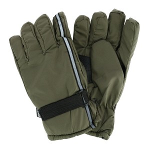 CTM Men's Winter Ski Glove with Reflective Stripe - 1 of 3