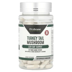 Probase Nutrition Turkey Tail Mushroom, 100 mg, 120 Capsules - 1 of 4