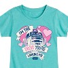 Girls' - Star Wars - Valentine Droid You're Looking For Fitted Short Sleeve Graphic T-Shirt - 2 of 4
