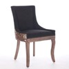 NicBex Polyester Dining Chairs Set of 2,Kitchen Chairs with Neutrally Toned Solid Wood Legs and Bronze Nailhead for Dining Room,Kitchen - 4 of 4