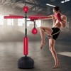 VEVOR Boxing Speed Trainer,Punching Bag with Stand, Reflex Boxing Bag for Teens & Adults, Height Adjustable Free Standing Strike Bag Set with Gloves - 2 of 4
