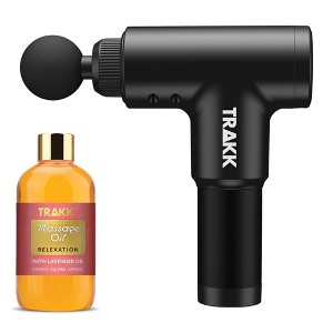 TRAKK Hand- Held Massager Infused with Relaxing Oils for Unparalleled Stress Relief and Deep Muscle Relaxation - 1 of 2