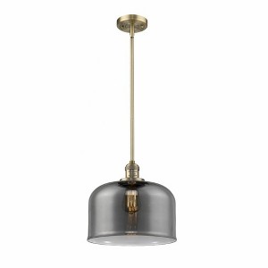 Bell - 1 Light Mini Pendant In Industrial Style-13 Inches Tall and 12 Inches Wide - 1 of 1