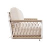 Chery Life 1-Piece Woven Rope Outdoor Swing Sofa with Soft Cushions Seating 2 for Patio, Courtyard and Balcony - 3 of 4