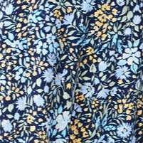 navy ditsy floral