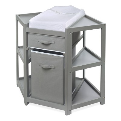 changing table with hamper and drawers