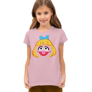 Boys' Short Sleeve Sesame Street Prairie Dawn Face T-Shirt - 1 of 4