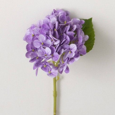 Sullivans Artificial Short Stem Purple Hydrangea 6"L - image 1 of 2