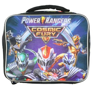 Power Rangers Lunch Box Cosmic Fury Insulated Tote Bag Multicolored - 1 of 4