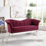80" Callista Sofa Red Velvet - Acme Furniture