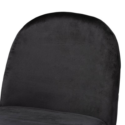 High Back Black Velvet Upholstered Arm Chair with Rattan Cane