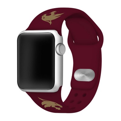 NCAA Texas State Bobcat Silicone Apple Watch Band 38mm