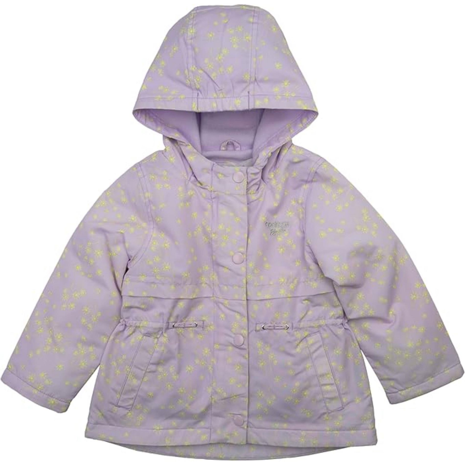 OshKosh B'Gosh Little Girls Midweight Fleece Transitional Jacket, Lilac, 5/6