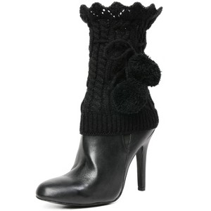 Memoi Blitzen Pom-Pom Knit Boot Toppers - 1 of 1