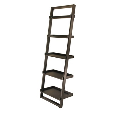 Ladder Shelf Espresso Target, Target Ladder Bookcase Espresso Machine