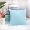 PiccoCasa Luxury Corduroy Corn Striped Cushion Soft Throw Pillow Case - 3 of 4