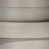 Ridgeway Table Lamp Gray - Splendor Home: Coastal-Inspired, Resin Stacked Discs, Linen Drum Shade - 3 of 3