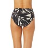 Women's Palm Chic Soft Band Mid Rise Bikini Swim Bottom - 2 of 4